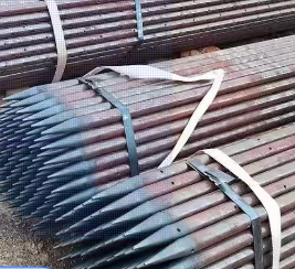 涪陵超前小导管预埋钢管出尖打孔焊倒刺无缝焊管厂